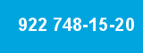 922 748-15-20